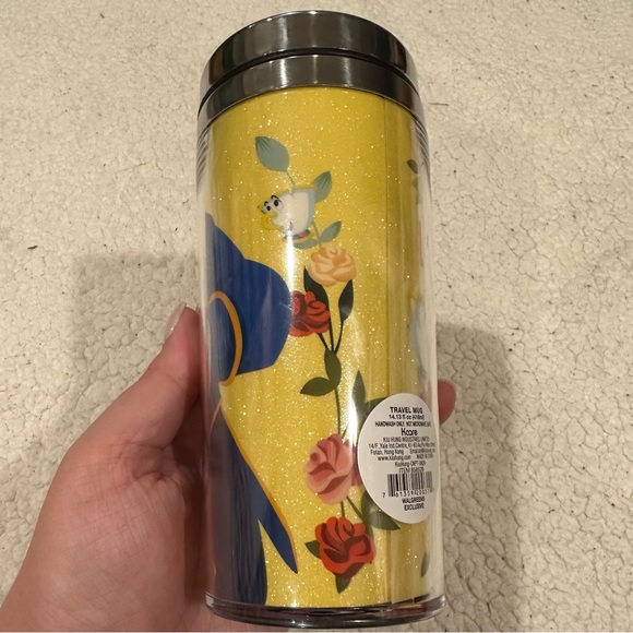 NWT disney beauty and the beast travel mug valentine’s day - Picture 3 of 3
